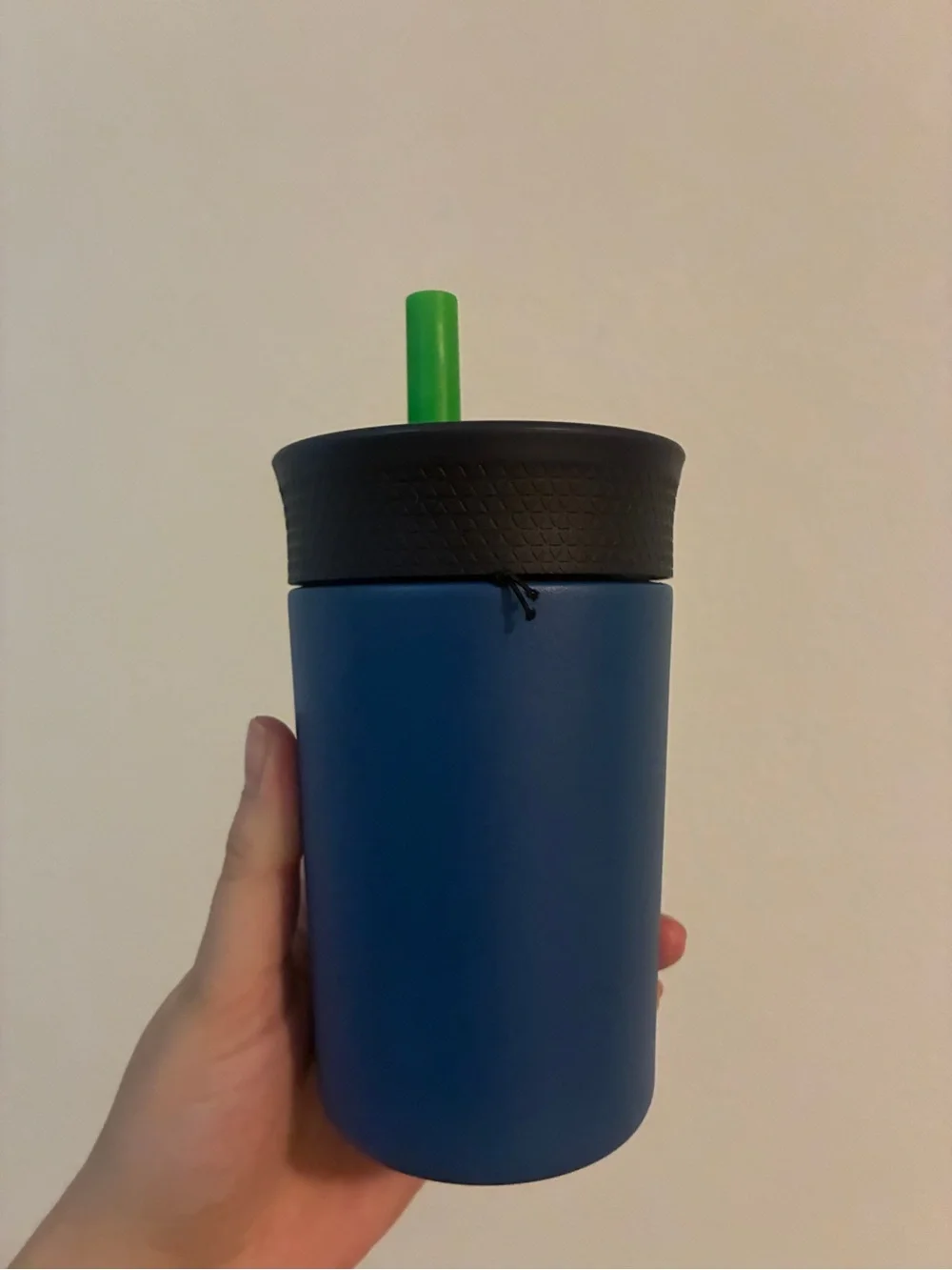 Owala Kids 12oz Insulated Stainless Steel Tumbler Blue Green Spill Resistant New